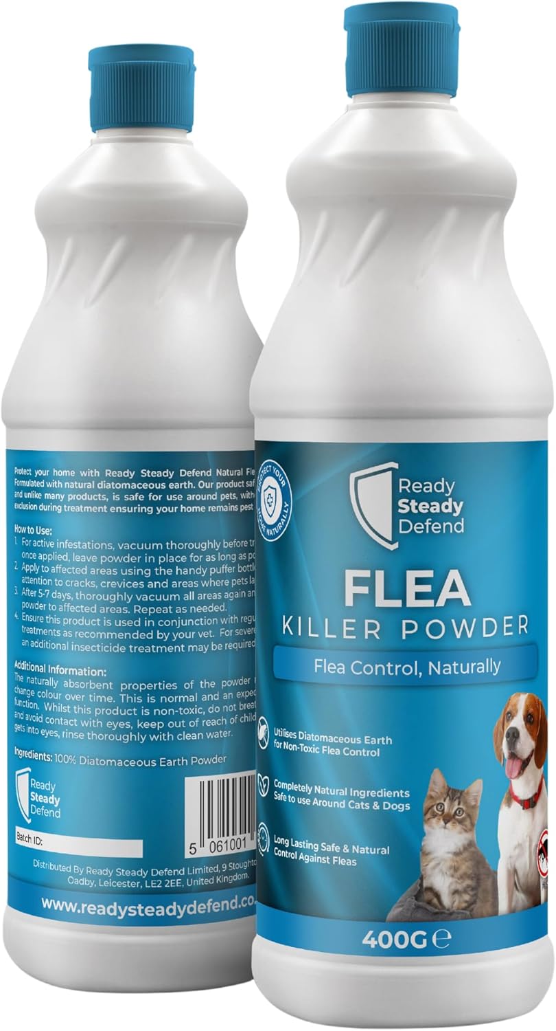 Diatomaceous earth to kill fleas on dogs best sale