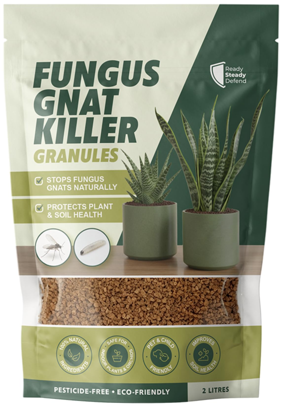 natural gnat repellent for indoor plants Fungus Gnat Control Granules for Indoor Plants