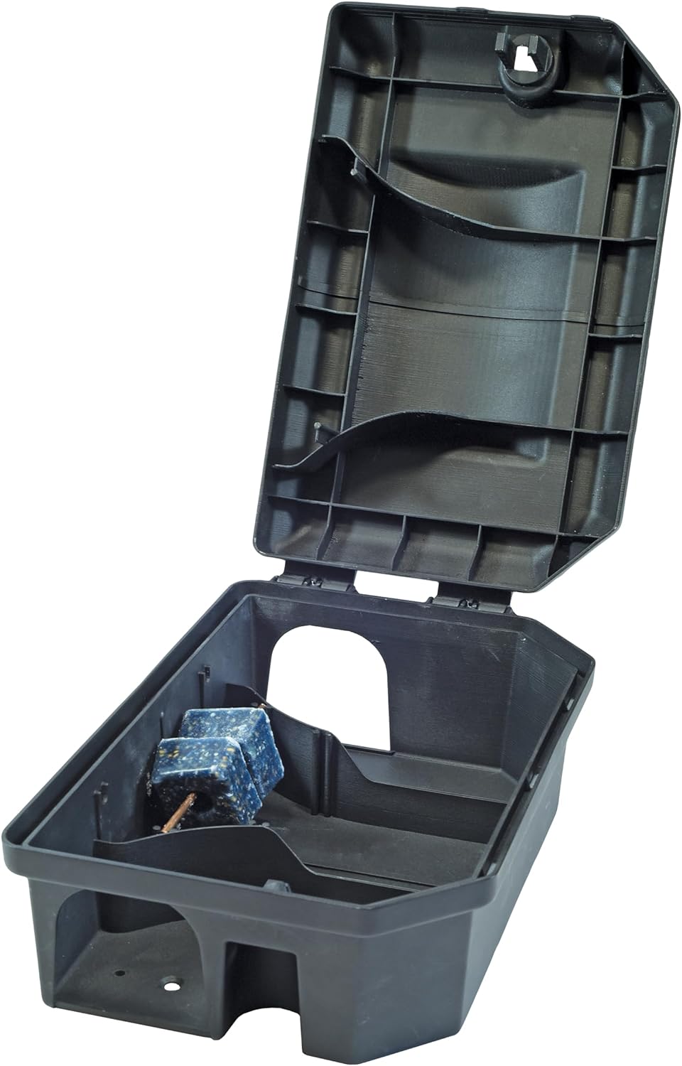 Poison Box Rodent Bait Box & Wax Block Rat Poison Kit (2 Boxes & 500g Blocks)