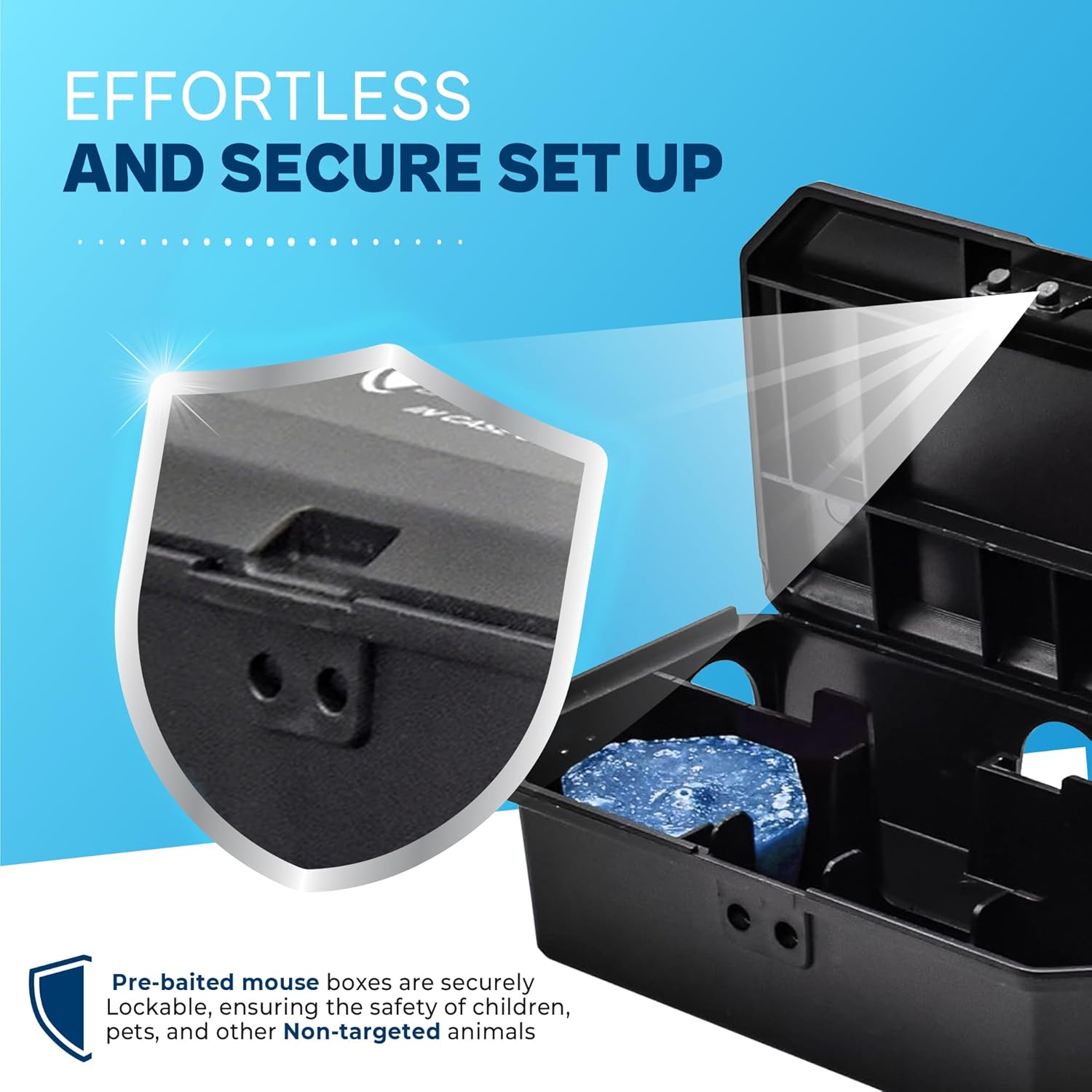 Pre Baited Mouse Boxes (Pack of 4)