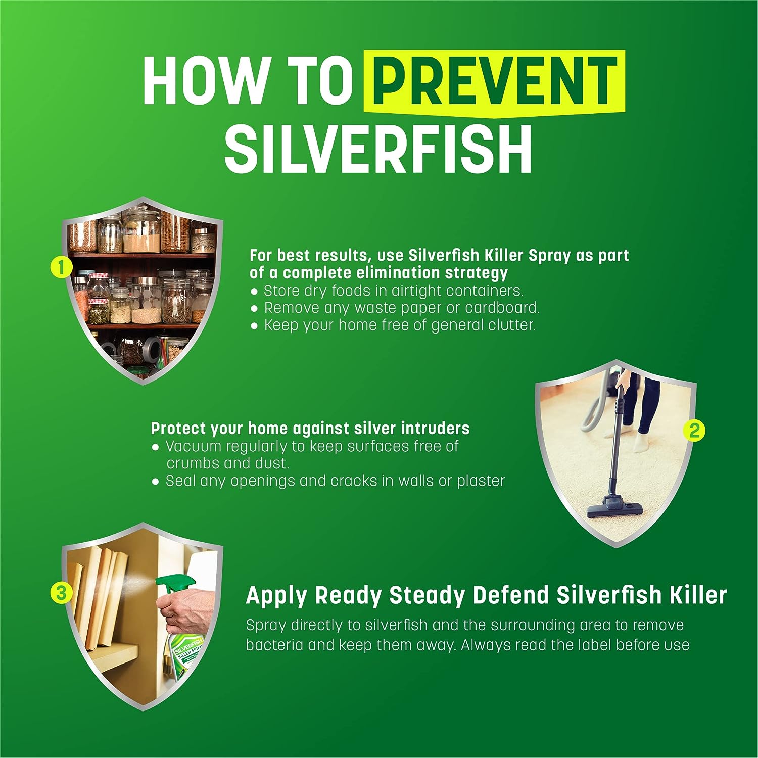 Silverfish Killer Spray (1 Litre)