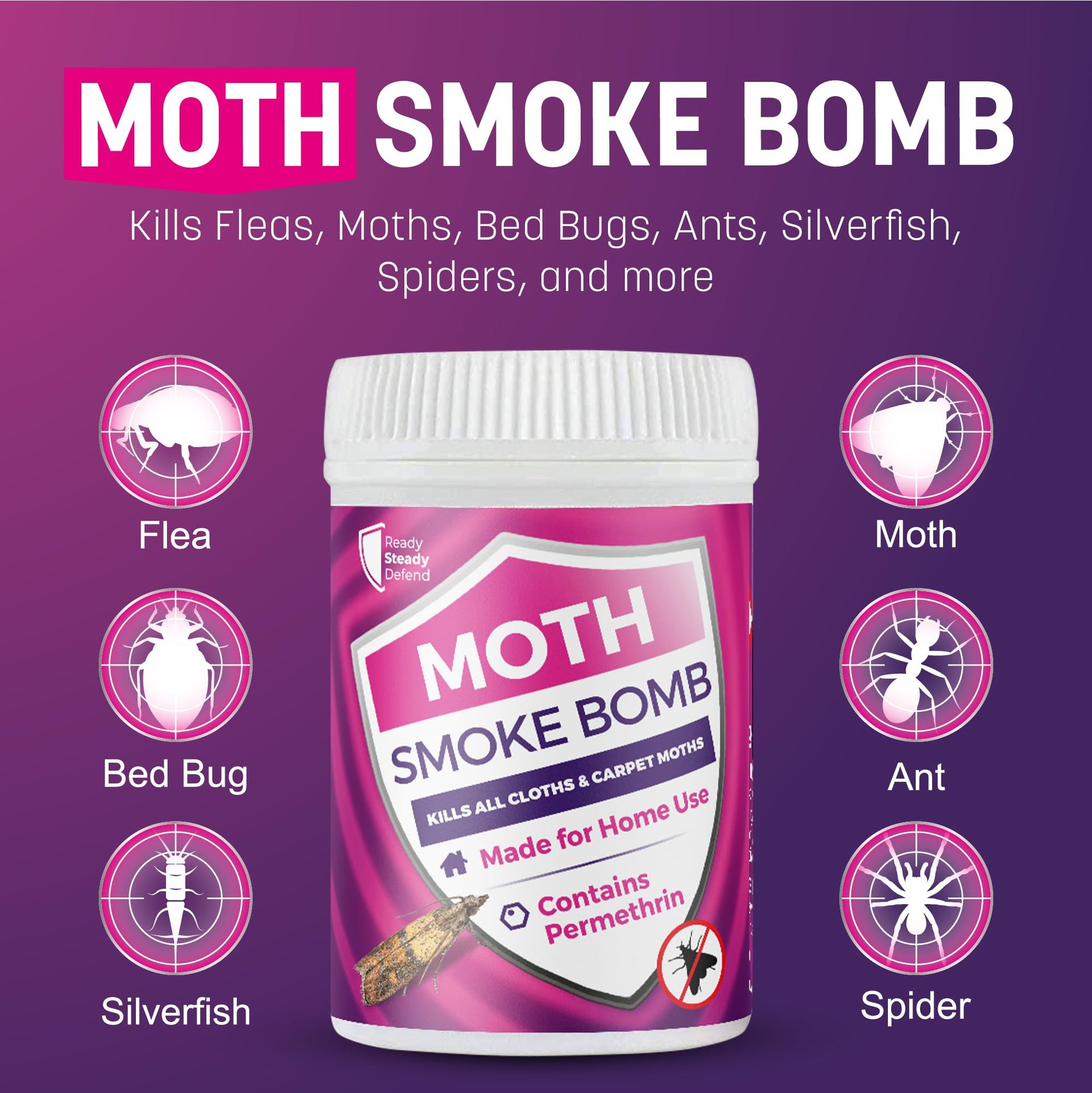 Moth Control Products - Fast & Effective - Ready Steady Defend