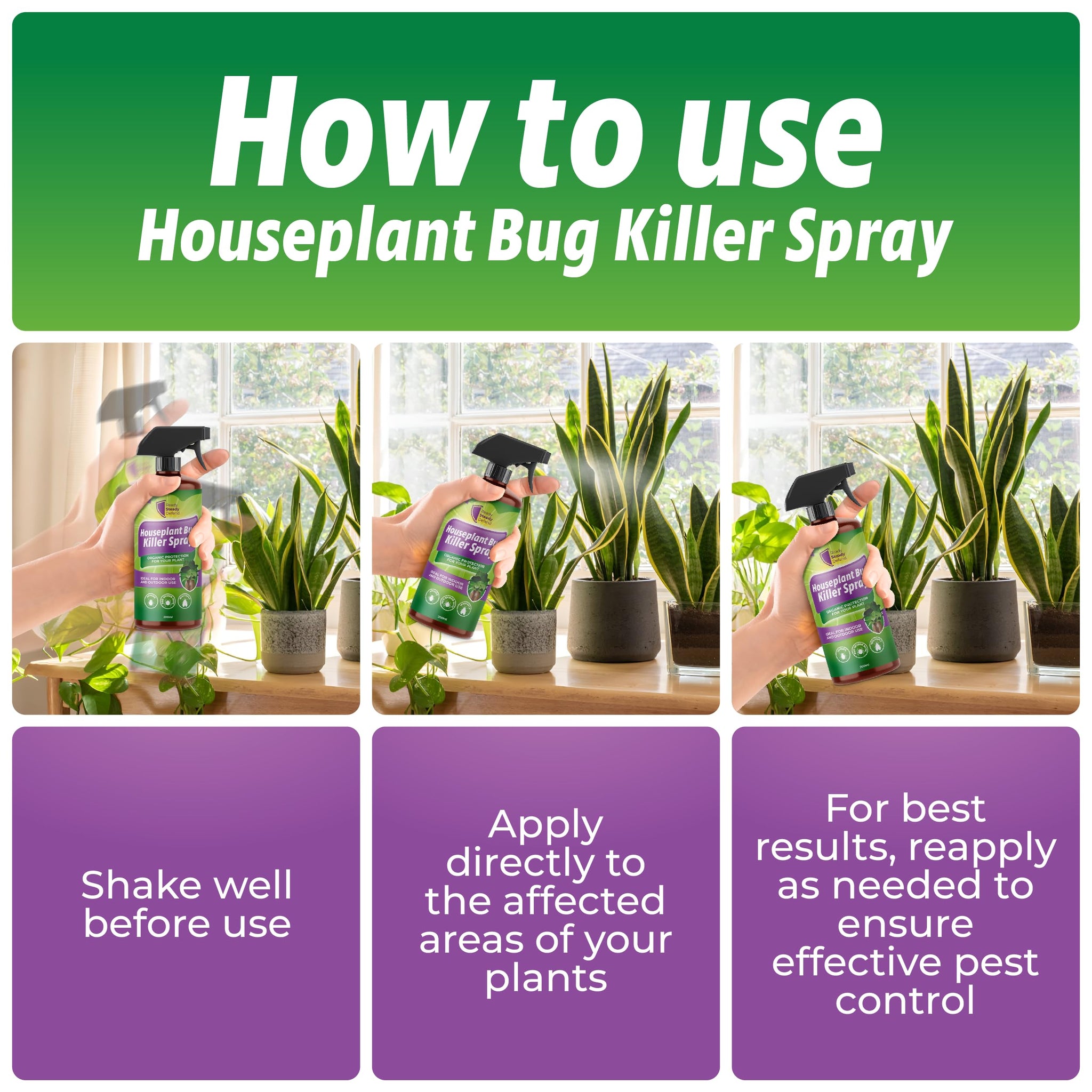 best insect spray for indoor plants House Plant Bug Killer Spray 200ml