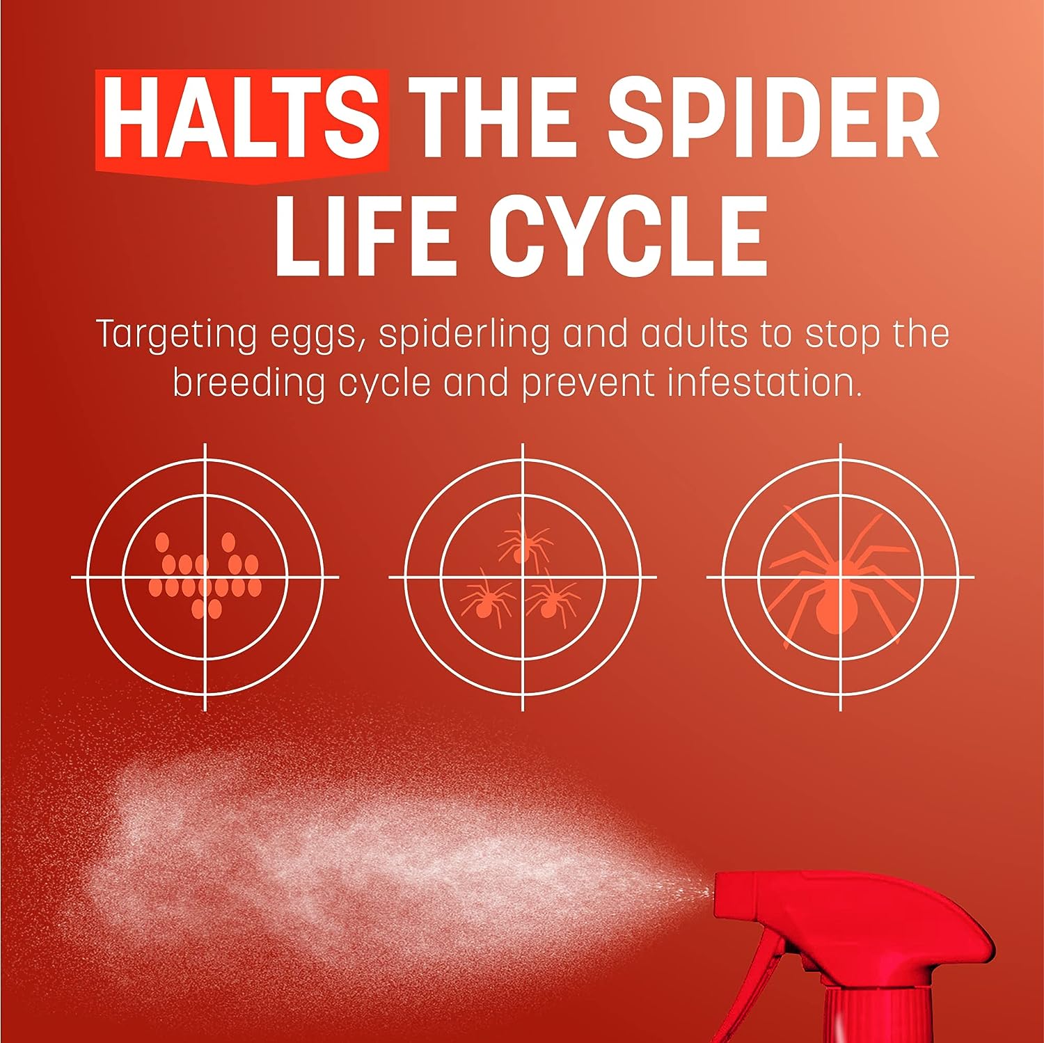 Spider Killer & Repellent Spray (1 Litre)