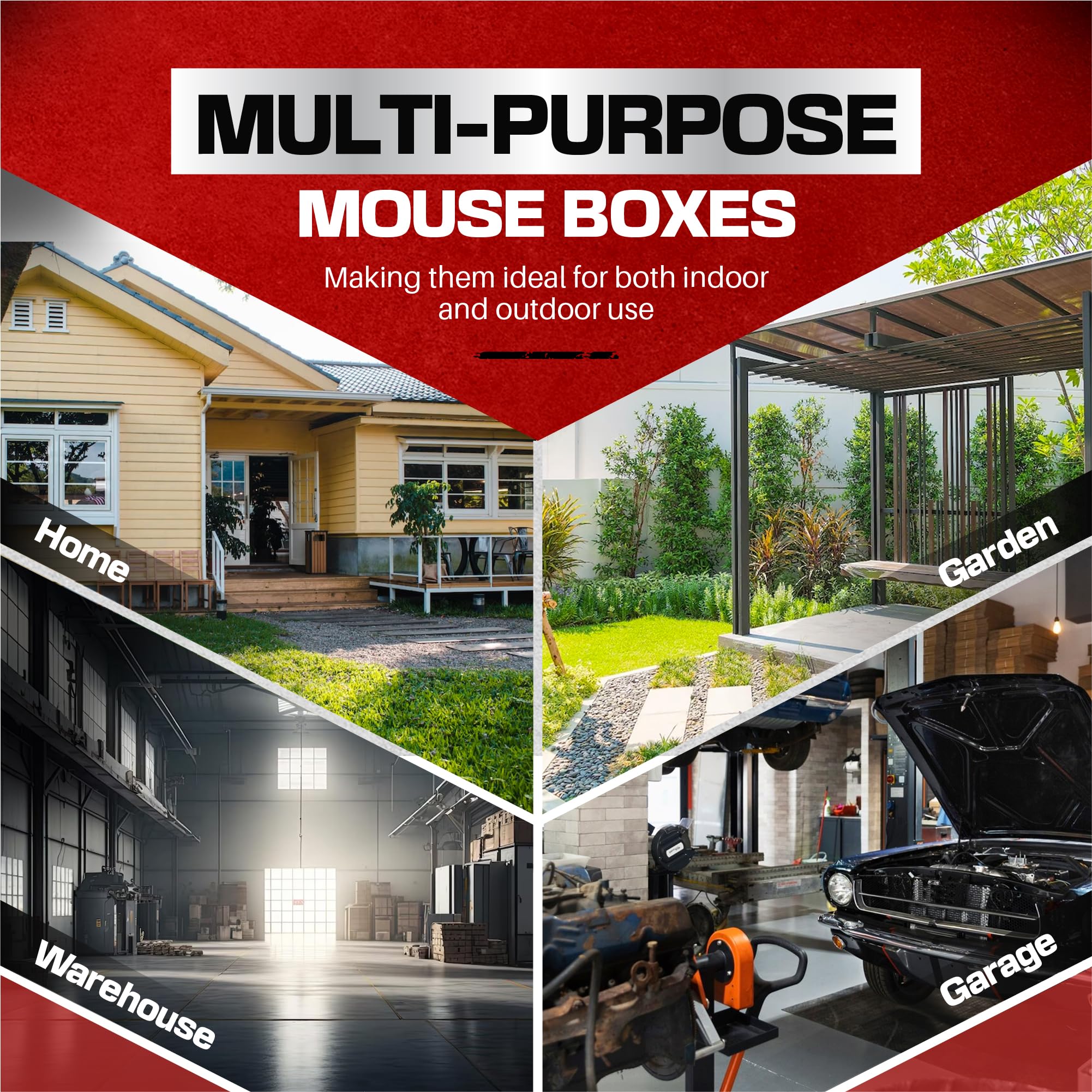 Field Mouse Box Pre-Baited Mouse Control Boxes (Pack of 10)