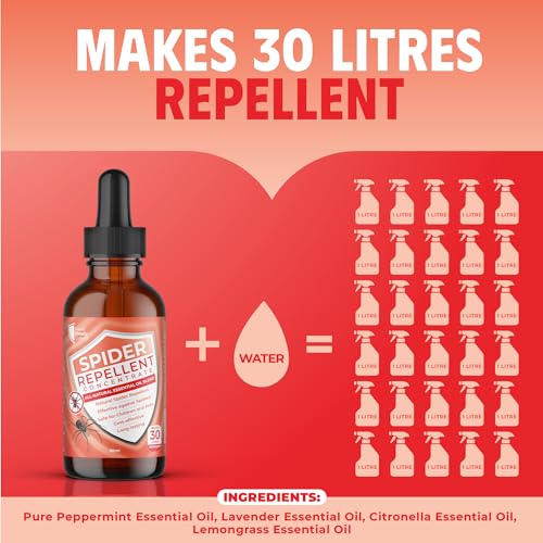 Spider Repellent Concentrate (50ml Makes 30 Litres)