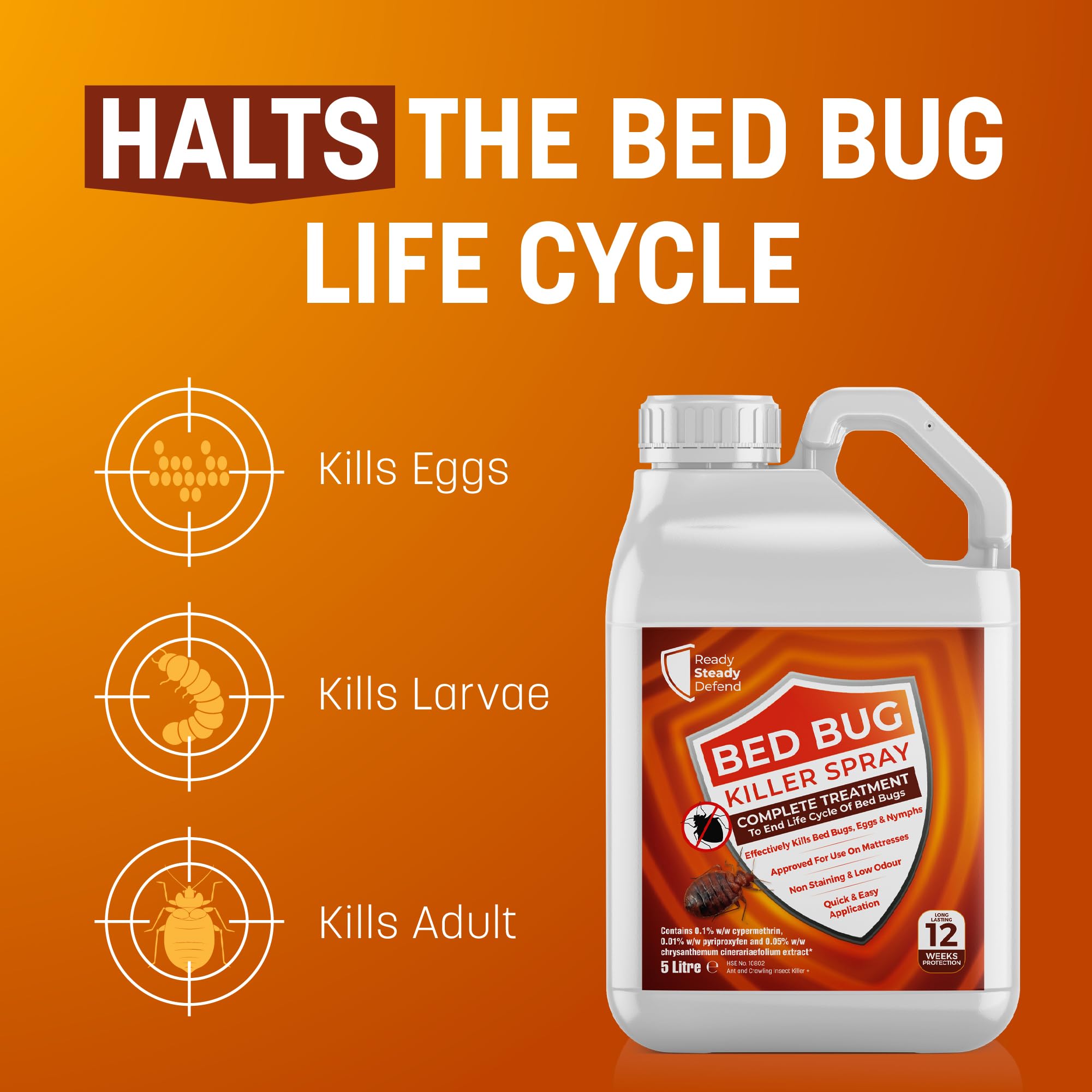 Bed Bug Killer Spray (5 Litre)