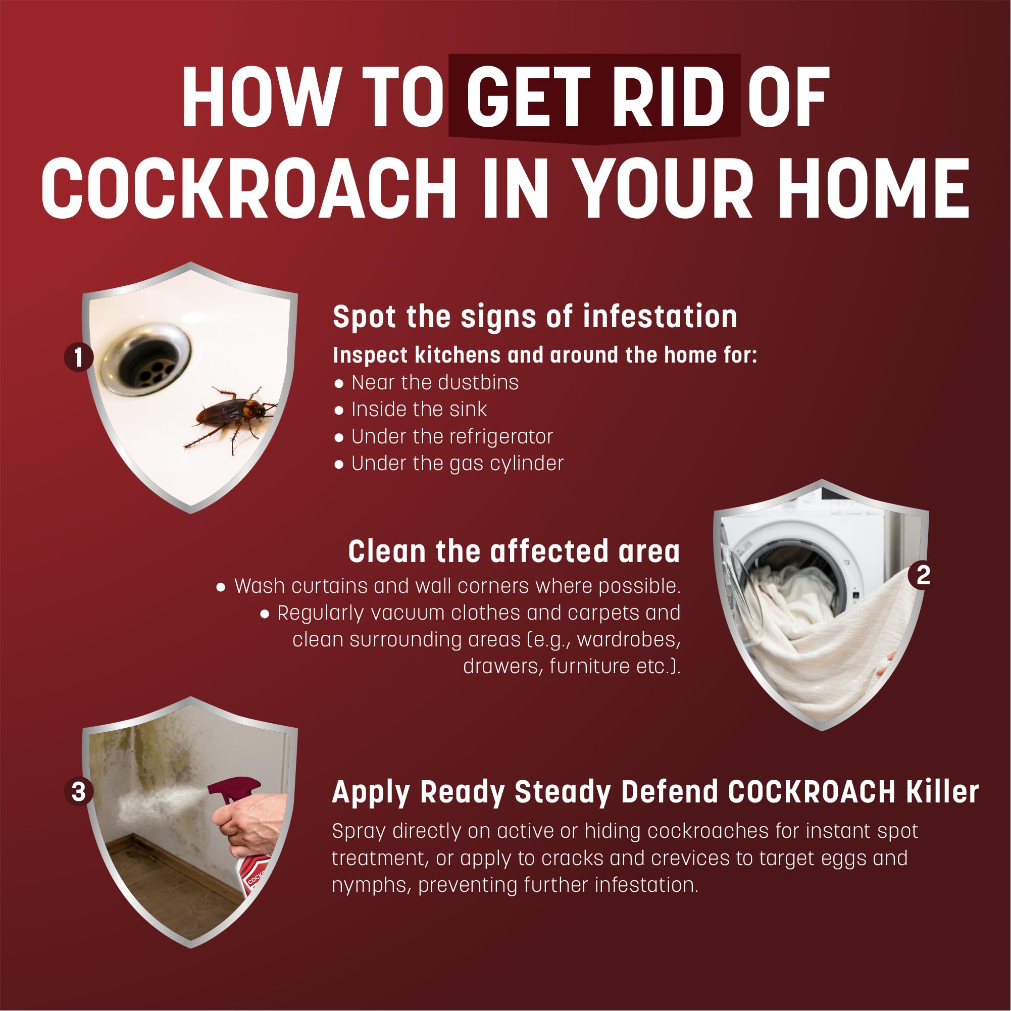 Cockroach Killer Spray (1 Litre)